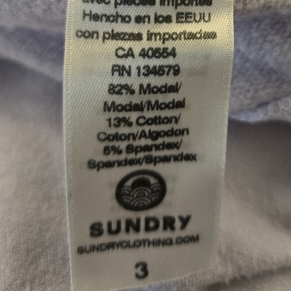 Sundry Puffed Sleeve Sweatshirt NWT - Picture 8 of 8